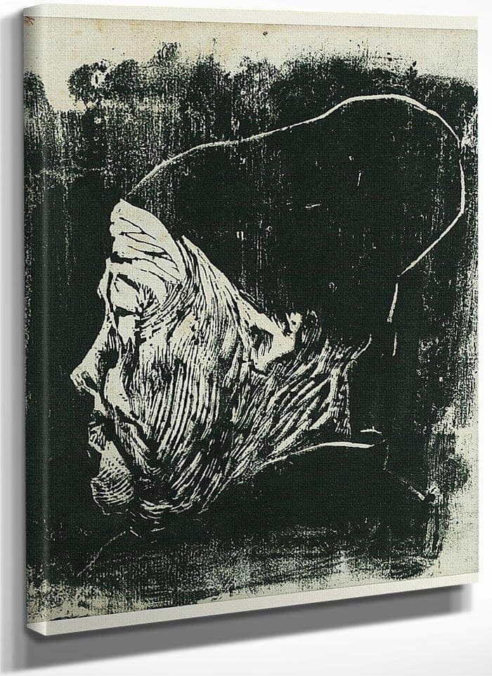 Jolster Woman With Hood By Nicolai Astrup Fine Art Print