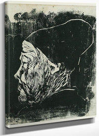 Jolster Woman With Hood By Nicolai Astrup Fine Art Print