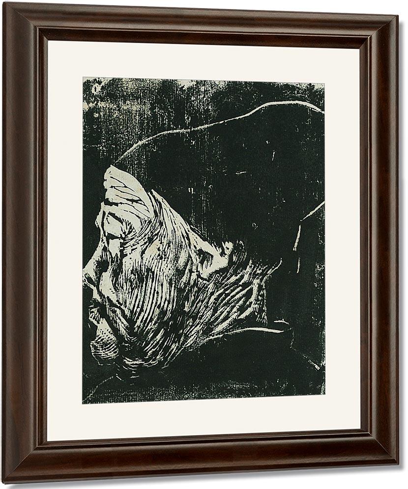 Jolster Woman With Hood By Nicolai Astrup Fine Art Print