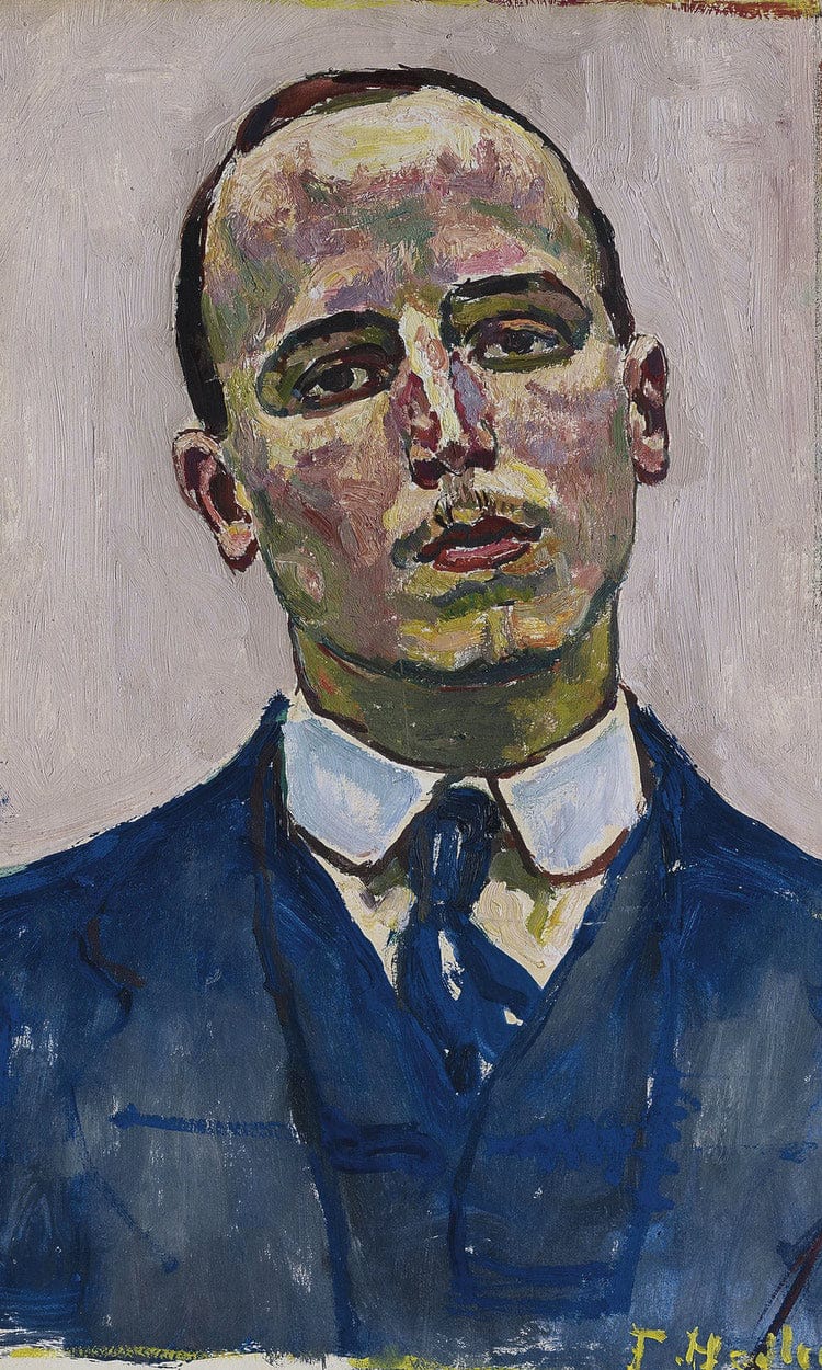 Josef Mu Ller 1916 Art Nouveau By Ferdinand Hodler Fine Art Print