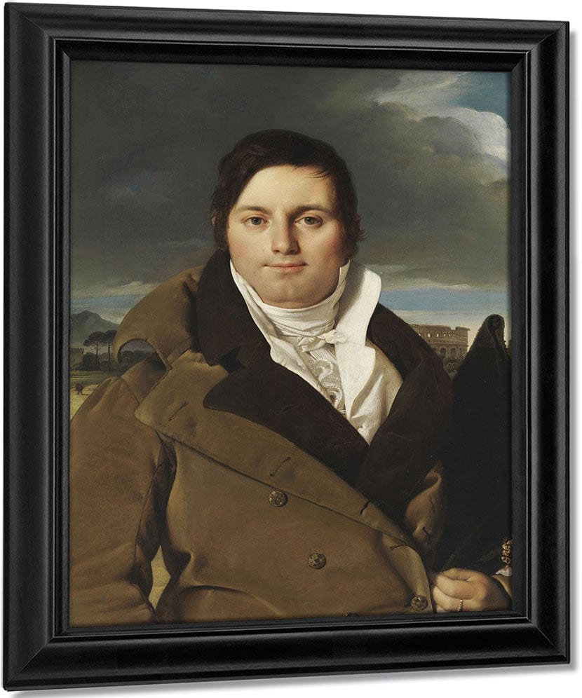 Joseph Antoine Moltedo By Jean Auguste Dominique Ingres Fine Art Print