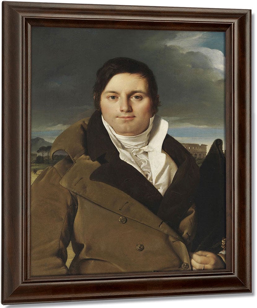 Joseph Antoine Moltedo By Jean Auguste Dominique Ingres Fine Art Print