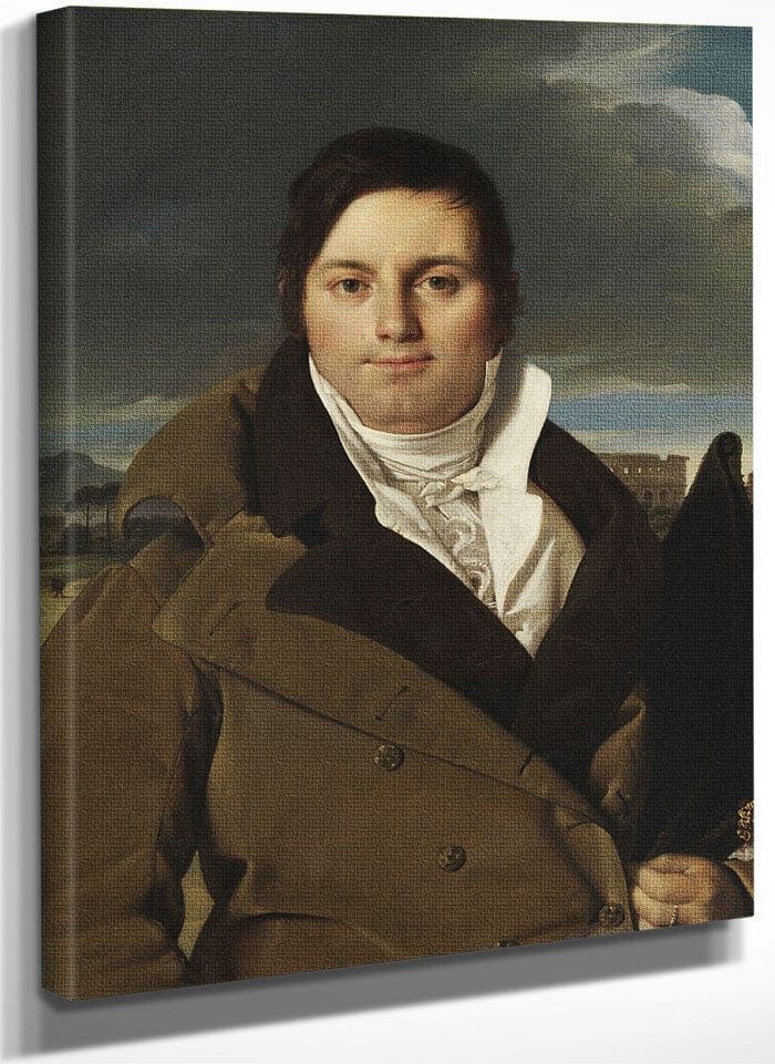 Joseph Antoine Moltedo By Jean Auguste Dominique Ingres Fine Art Print