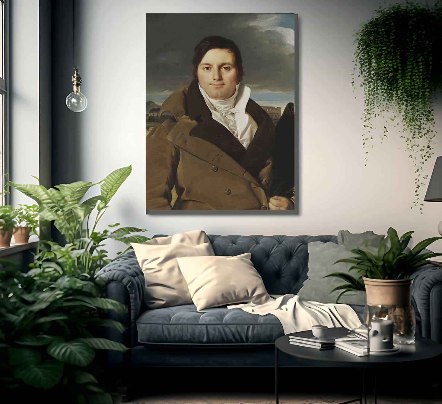 Joseph Antoine Moltedo By Jean Auguste Dominique Ingres Fine Art Print