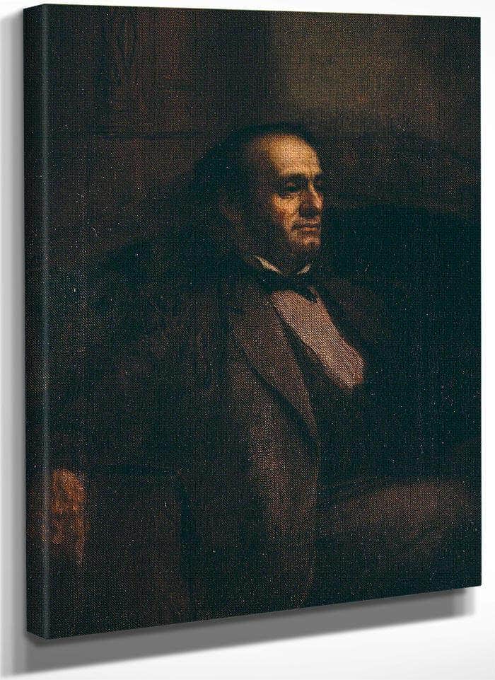 Joseph Warren Of Troy, New York By Eastman Johnson Fine Art Print