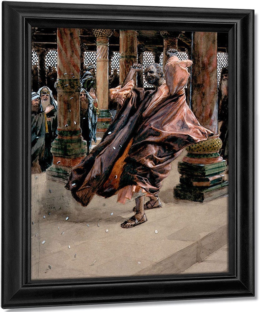 Judas Returns The Money By James Tissot Fine Art Print