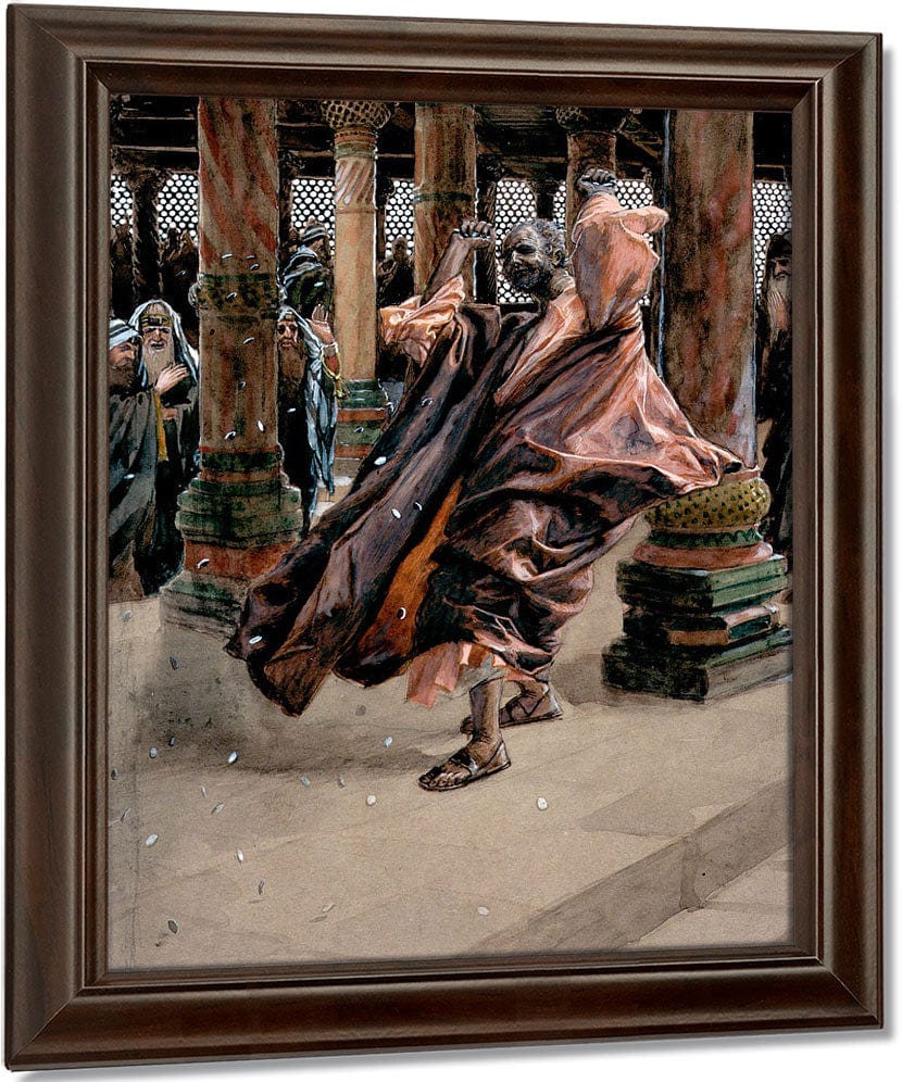 Judas Returns The Money By James Tissot Fine Art Print