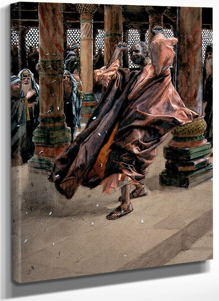 Judas Returns The Money By James Tissot Fine Art Print