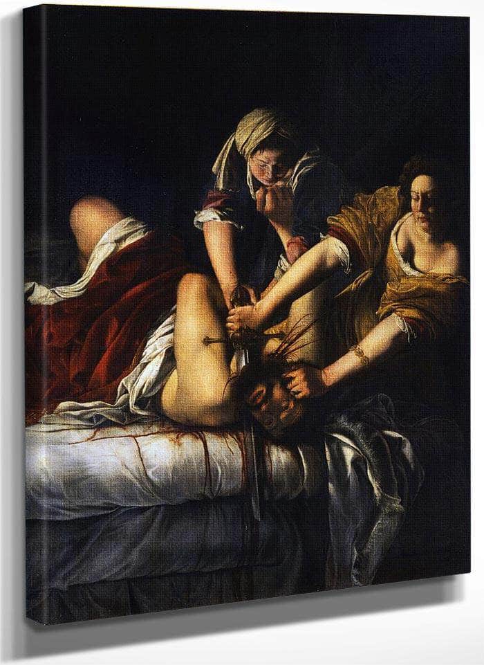 Judith Beheading Holofernes 1620 By Artemisia Gentileschi Fine Art Print