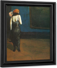 Juliana Force At The Whitney Studio Club 1921 By Guy Pene Du Bois Fine Art Print