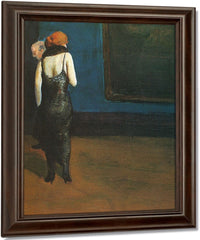 Juliana Force At The Whitney Studio Club 1921 By Guy Pene Du Bois Fine Art Print
