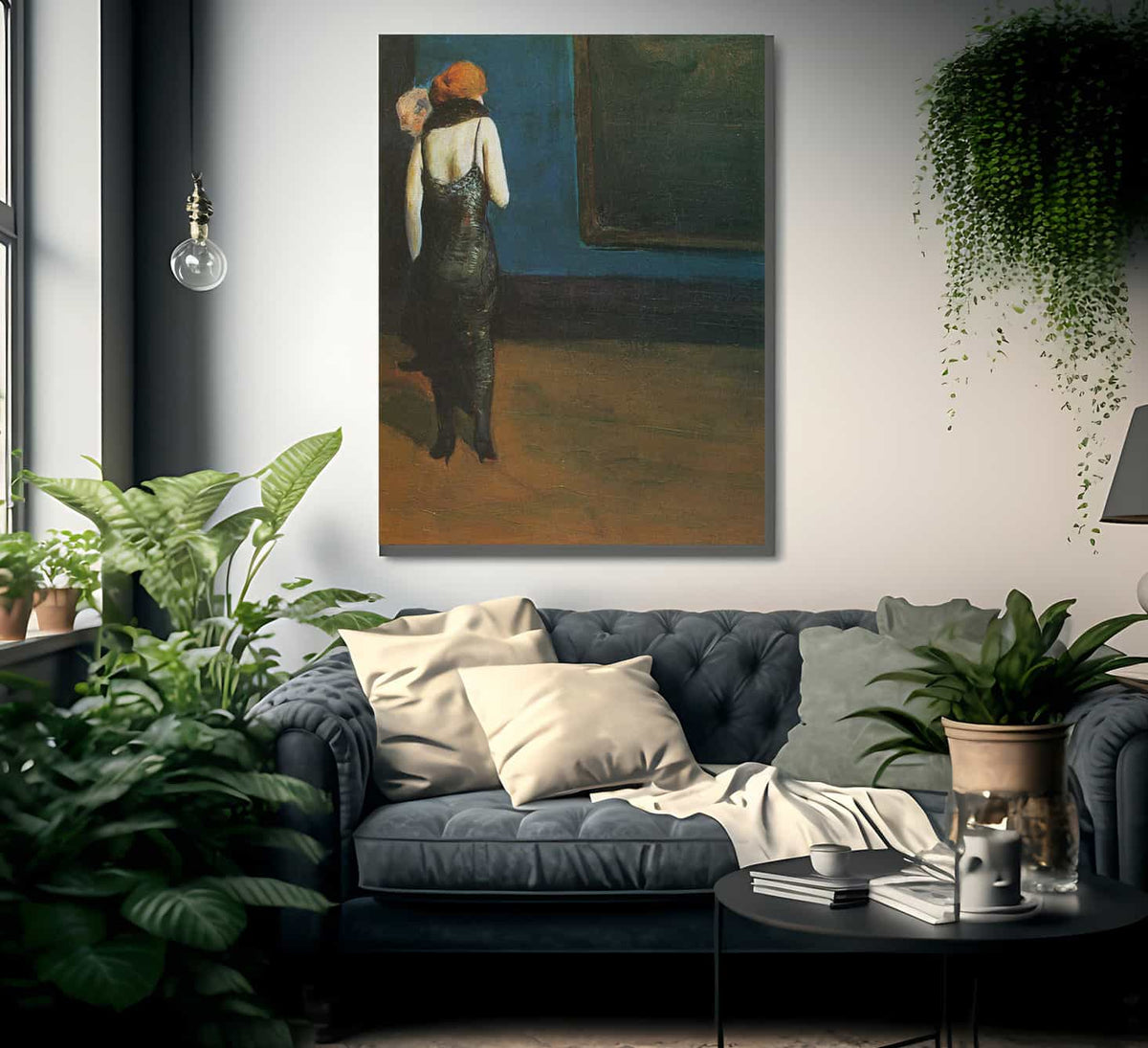 Juliana Force At The Whitney Studio Club 1921 By Guy Pene Du Bois Fine Art Print