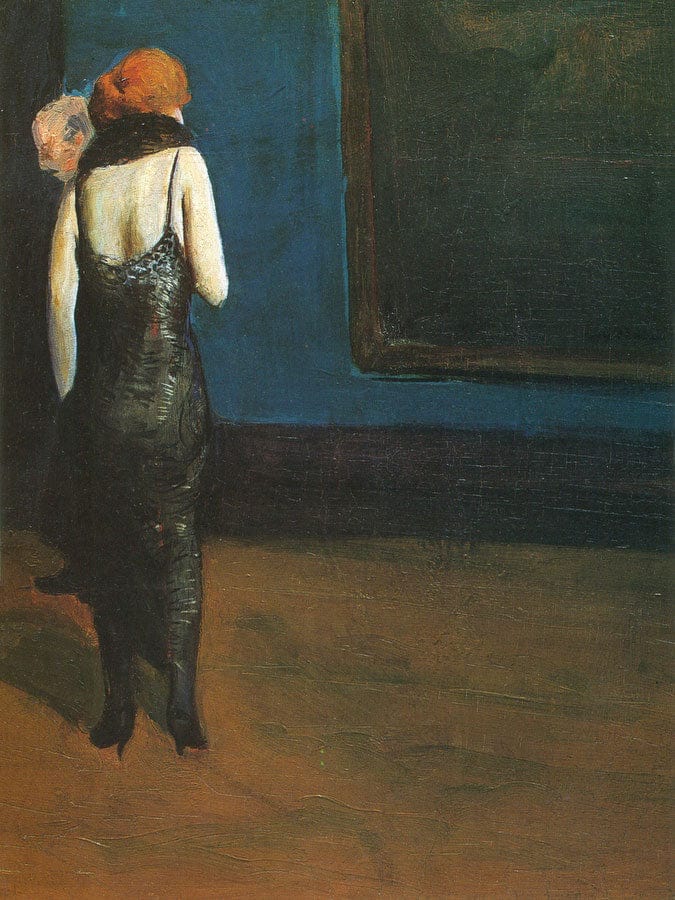 Juliana Force At The Whitney Studio Club 1921 By Guy Pene Du Bois Fine Art Print