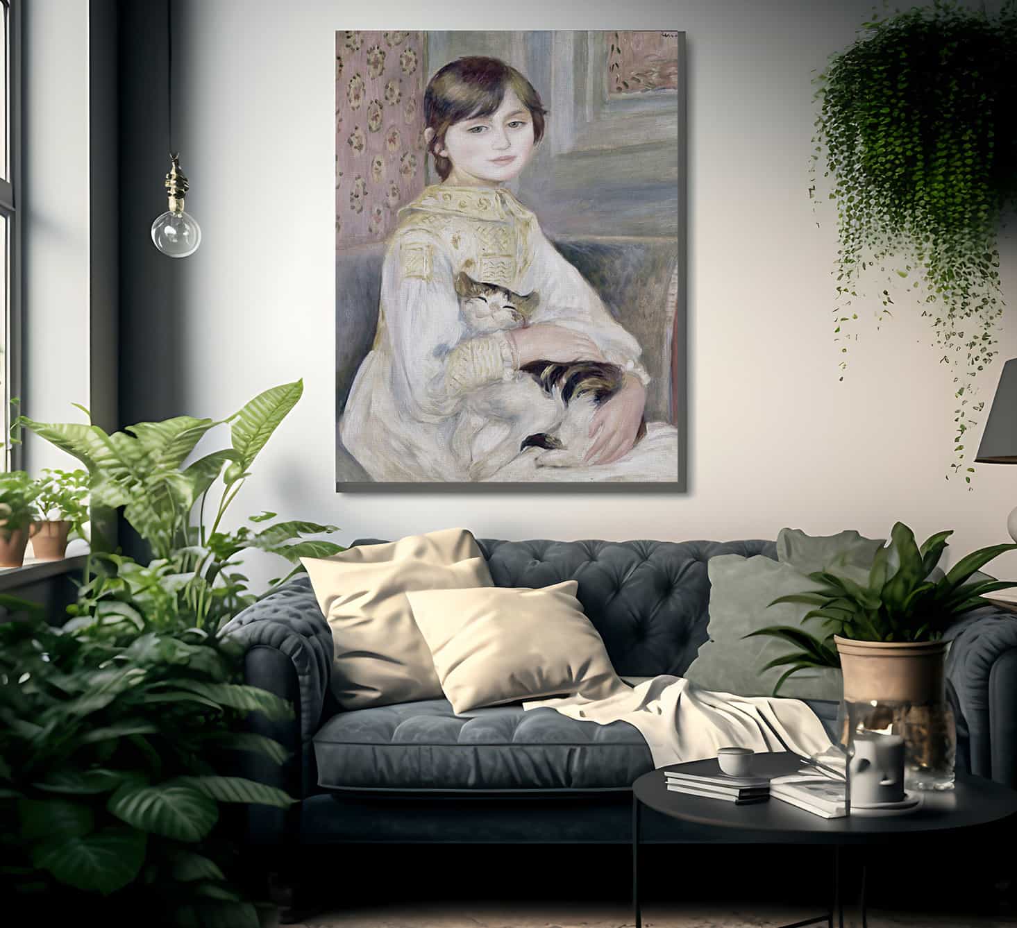 Julie Manet By Pierre Auguste Renoir Fine Art Print