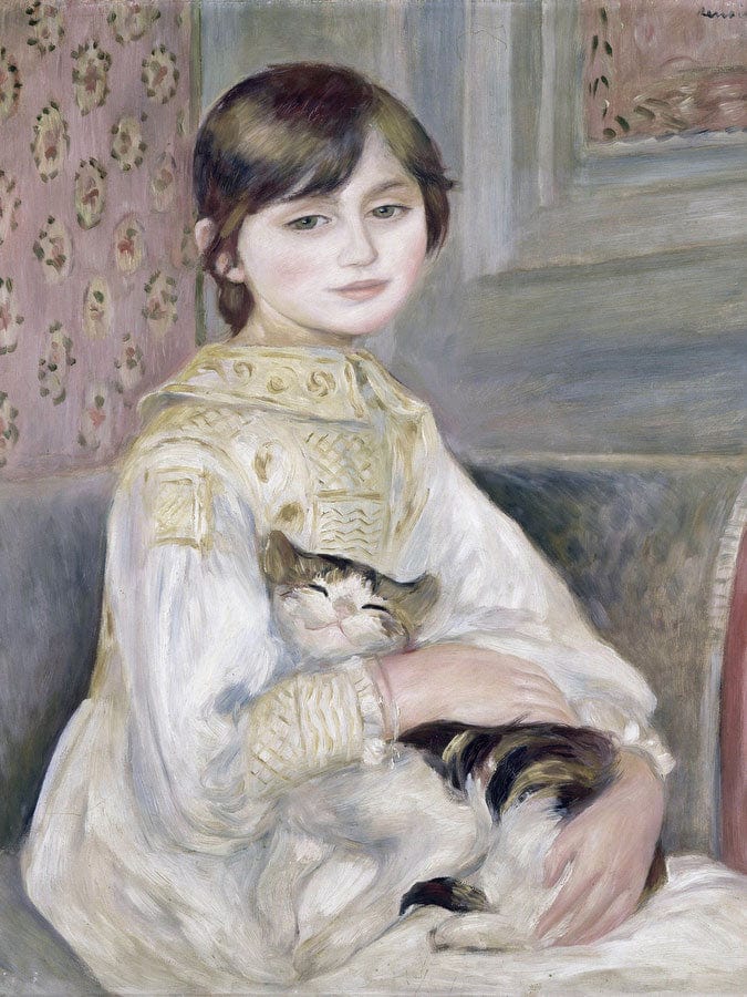 Julie Manet By Pierre Auguste Renoir Fine Art Print