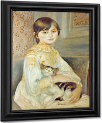 Julie Manet With Cat By Pierre Auguste Renoir Fine Art Print