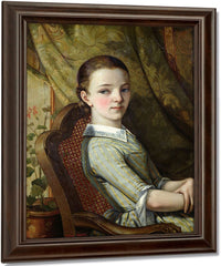 Juliette Courbet (1831 1915) By Jean Desire Gustave Courbet Fine Art Print