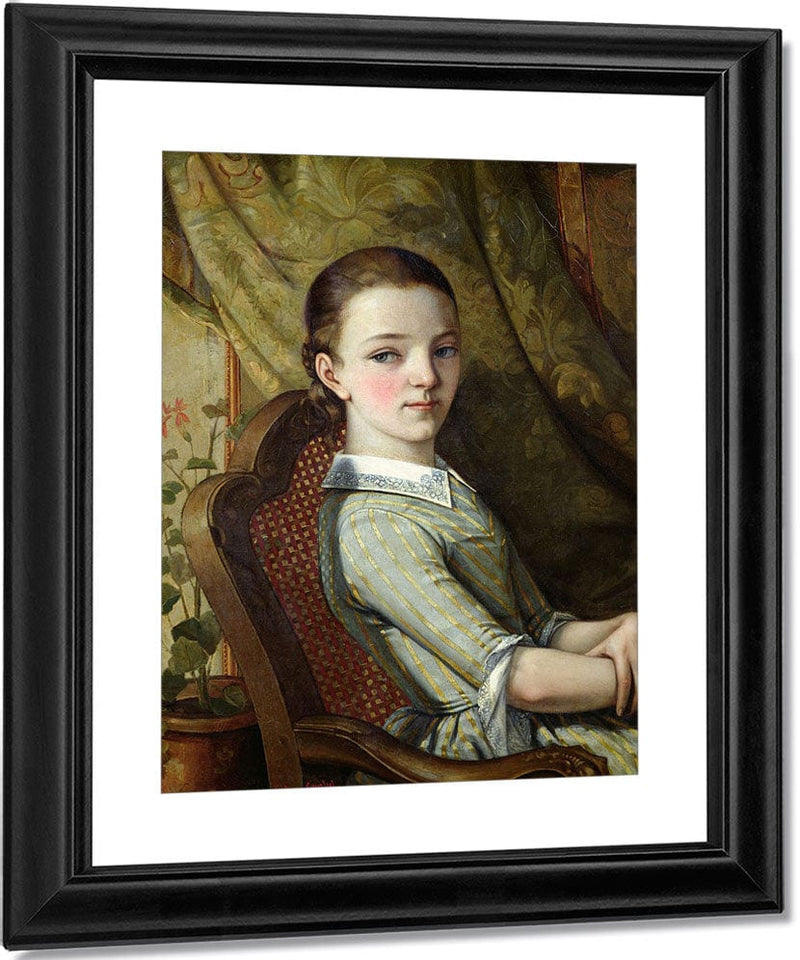 Juliette Courbet (1831 1915) By Jean Desire Gustave Courbet Fine Art Print