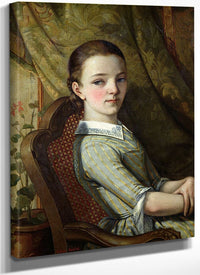 Juliette Courbet (1831 1915) By Jean Desire Gustave Courbet Fine Art Print