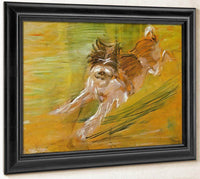 Jumping Dog Schlick By Franz Marc Fine Art Print