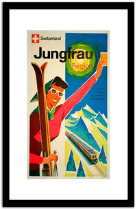 Jungfrau  Vintage Poster Fine Art Print