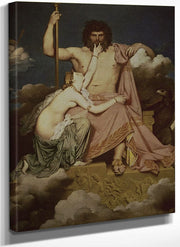 Jupiter And Thetis By Jean Auguste Dominique Ingres Fine Art Print