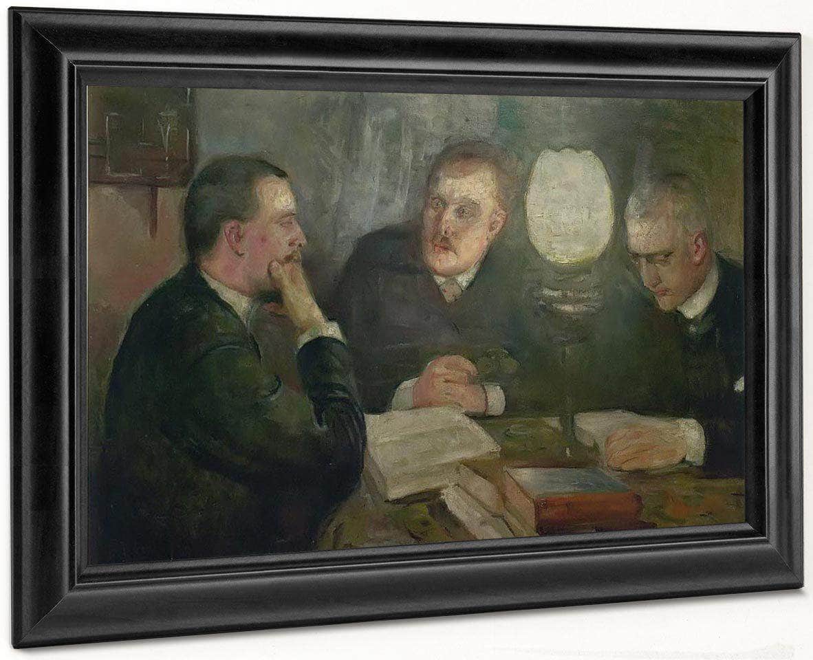 Jurisprudence 1887 By Edvard Munch Fine Art Print