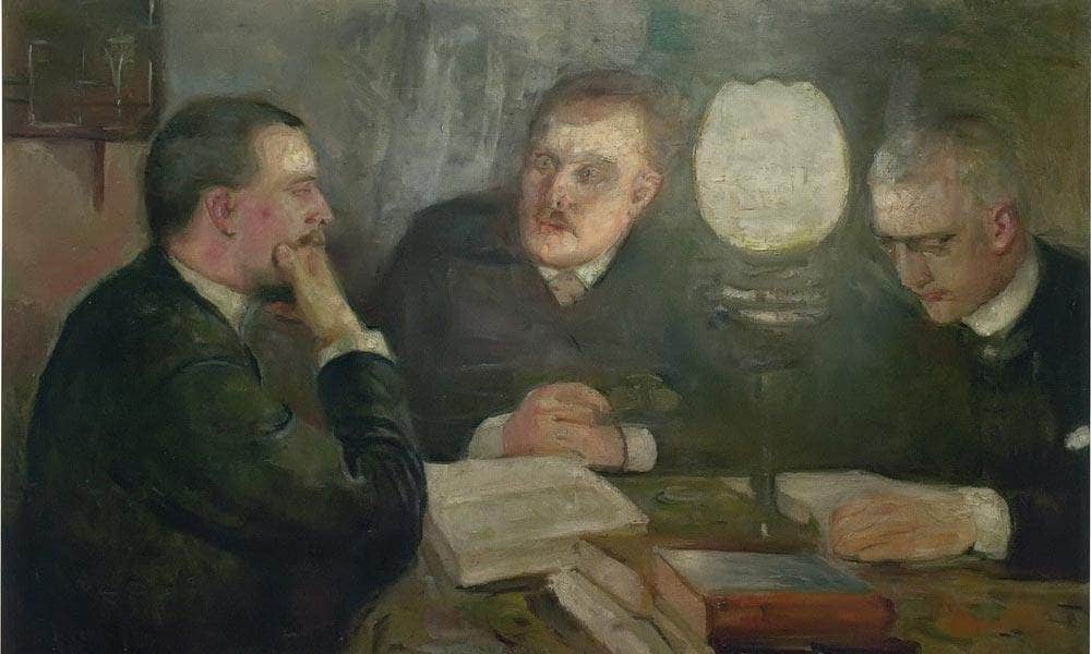 Jurisprudence 1887 By Edvard Munch Fine Art Print