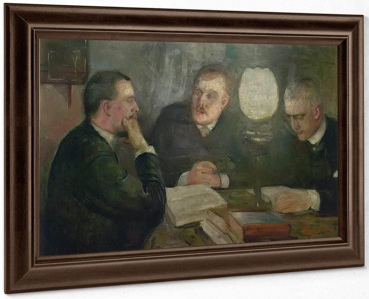 Jurisprudence 1887 By Edvard Munch Fine Art Print