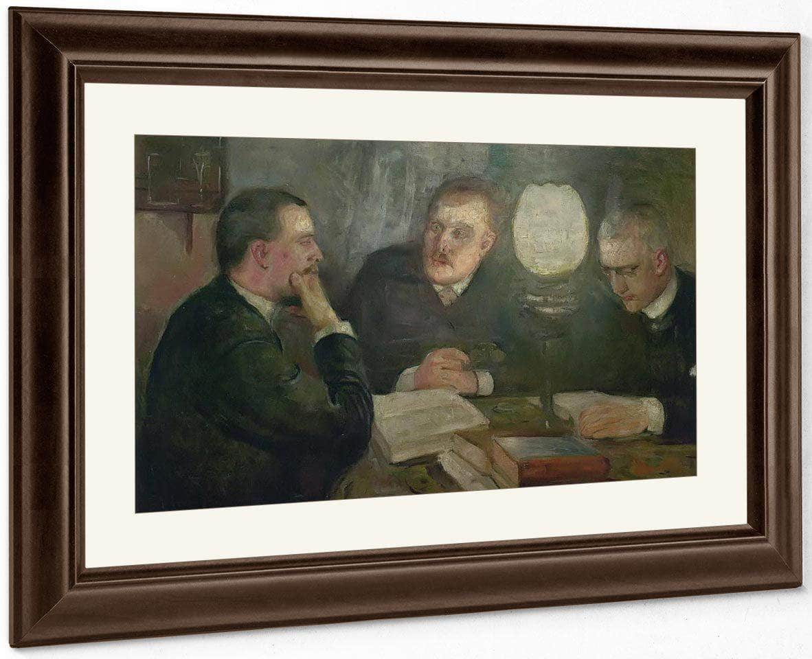 Jurisprudence 1887 By Edvard Munch Fine Art Print