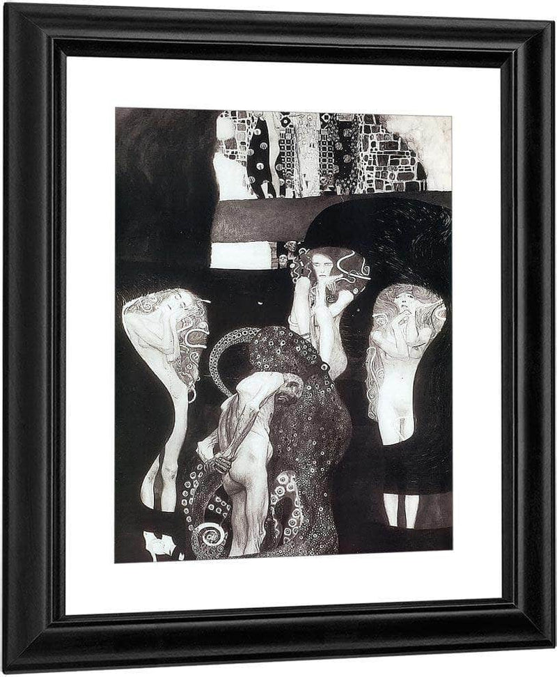 Jurispudence, 1907 By Gustav Klimt Fine Art Print