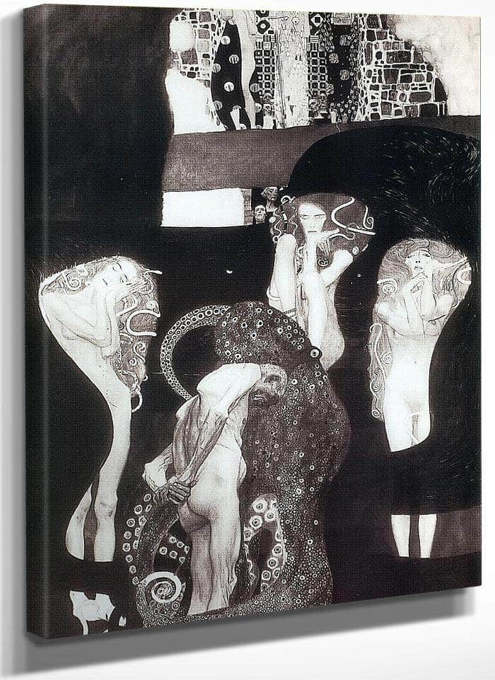 Jurispudence, 1907 By Gustav Klimt Fine Art Print
