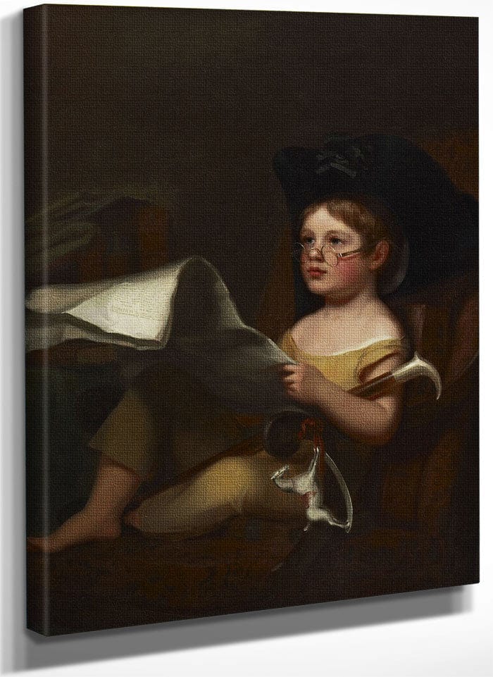 Juvenile Ambition (Grandfather's Hobby) By Thomas Sully Fine Art Print