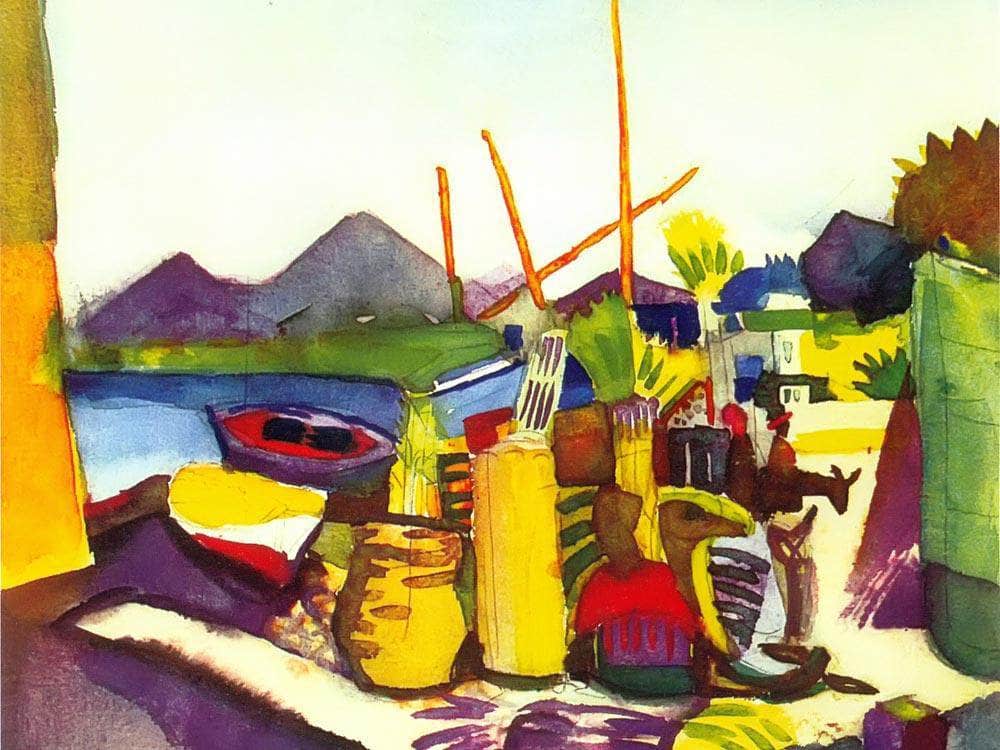 Kairouan Iii By August Macke Fine Art Print