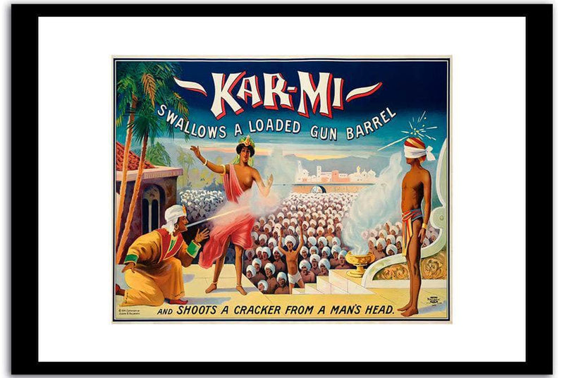 Kar  Mi  Vintage Circus Poster Fine Art Print