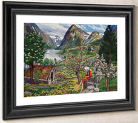 Kari   Motif From Sunde 1 By Nicolai Astrup Fine Art Print