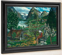 Kari   Motif From Sunde By Nicolai Astrup Fine Art Print