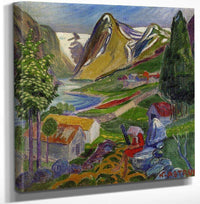 Kari Paa Sunde By Nicolai Astrup Fine Art Print