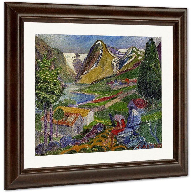 Kari Paa Sunde By Nicolai Astrup Fine Art Print