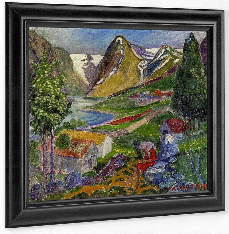 Kari Paa Sunde By Nicolai Astrup Fine Art Print