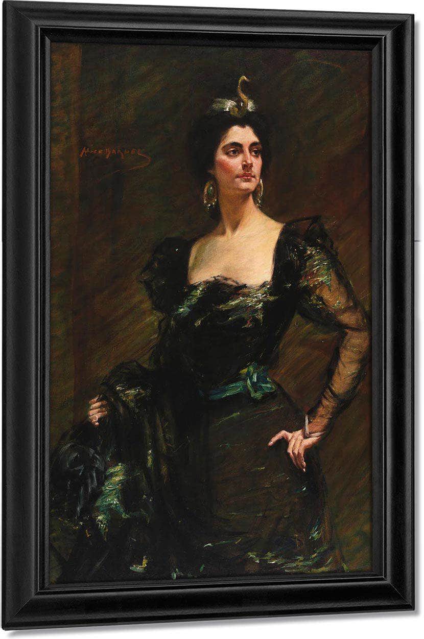 Kate Deering Ridgely By Alice Pike Barney Fine Art Print