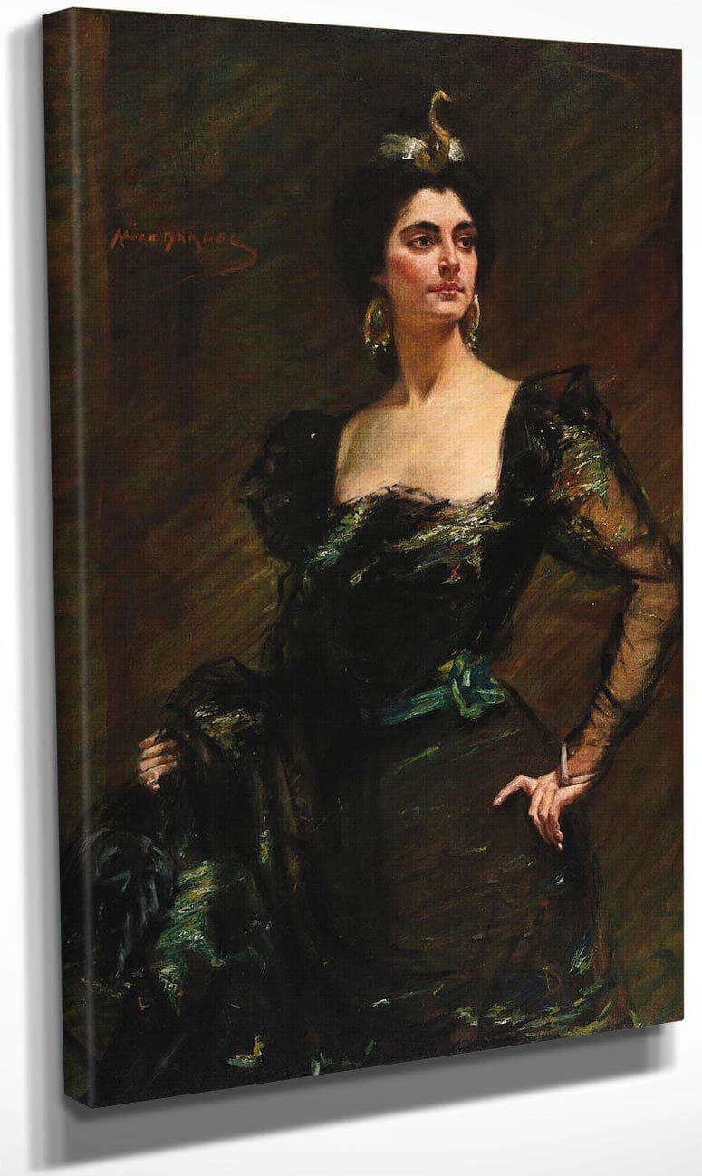 Kate Deering Ridgely By Alice Pike Barney Fine Art Print