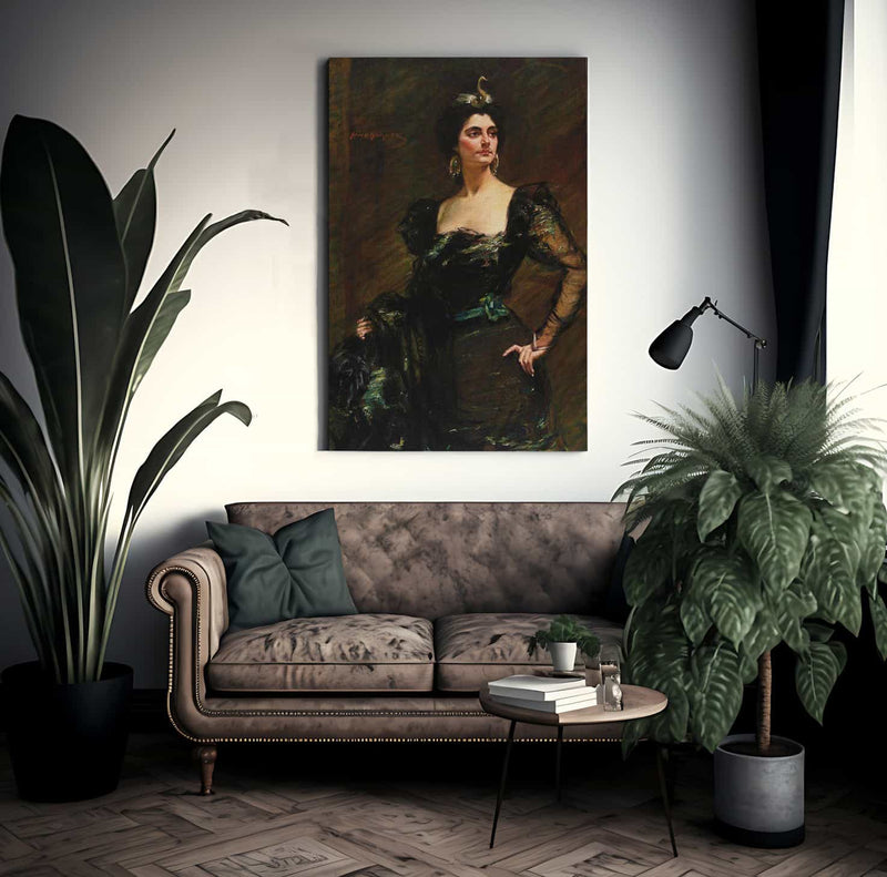 Kate Deering Ridgely By Alice Pike Barney Fine Art Print