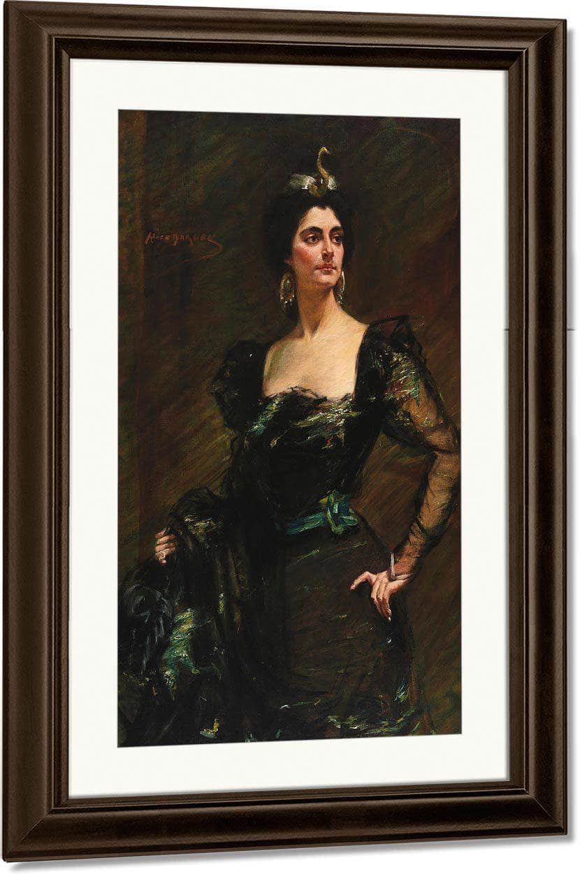 Kate Deering Ridgely By Alice Pike Barney Fine Art Print