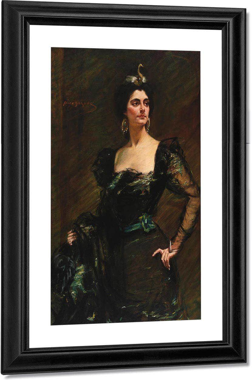 Kate Deering Ridgely By Alice Pike Barney Fine Art Print