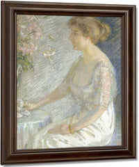 Katherine Hemmick Johnson By Alice Pike Barney Fine Art Print