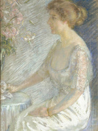 Katherine Hemmick Johnson By Alice Pike Barney Fine Art Print