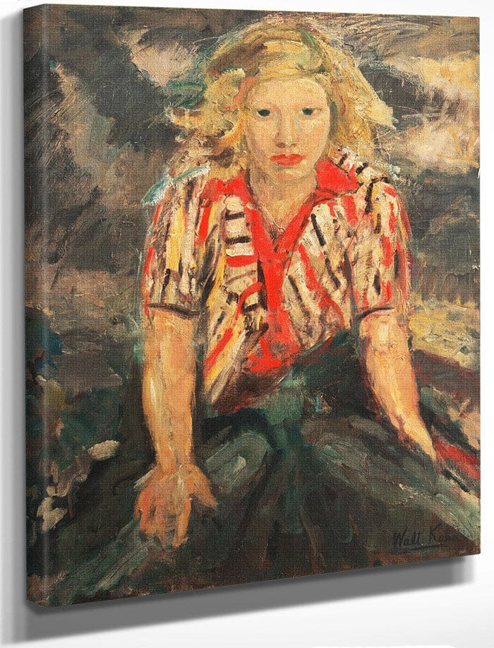 Kathy By Walt Kuhn Fine Art Print