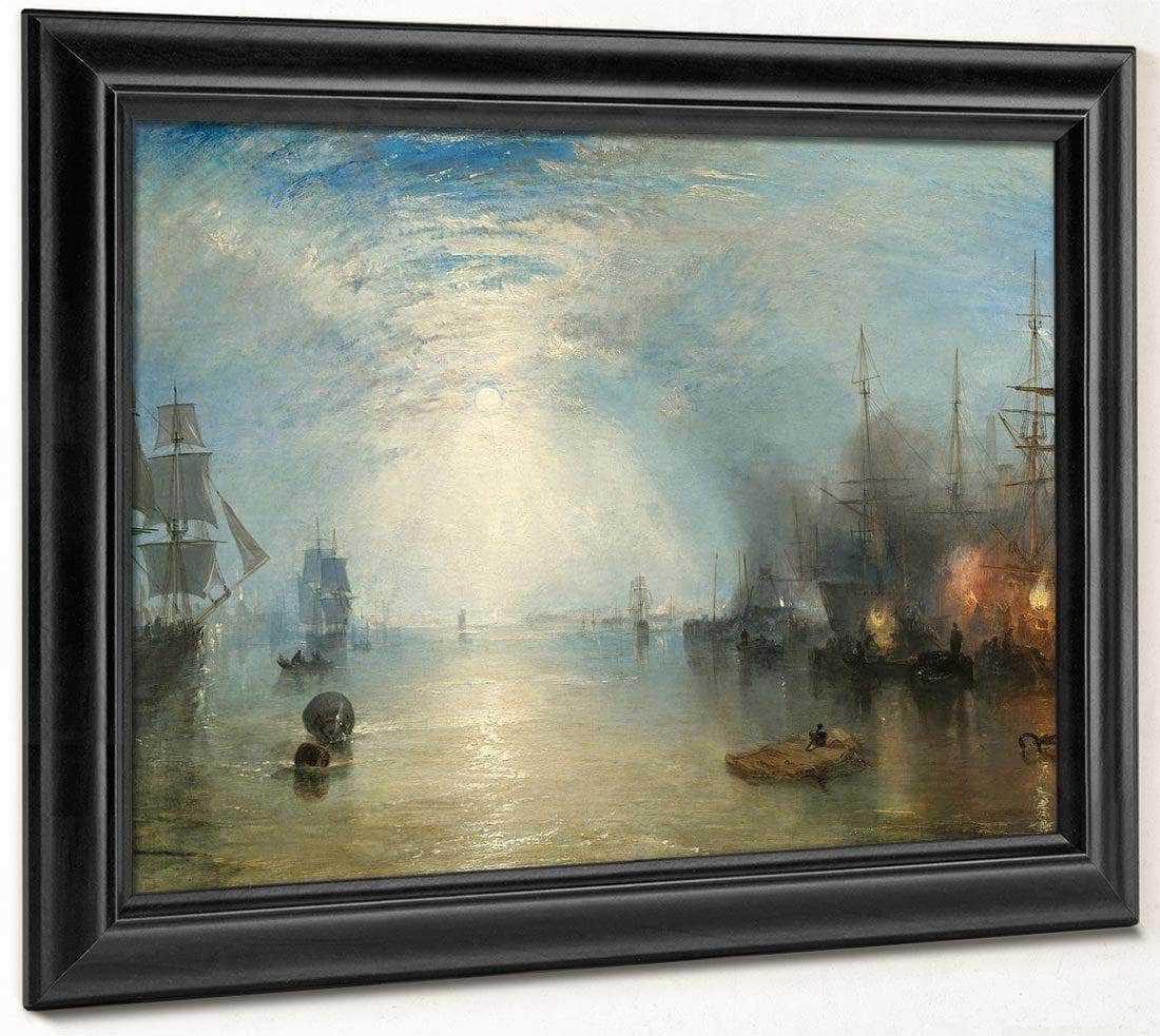 Keelmen Heaving In Coals By Moonlight 1835 1 By Joseph Mallord William Turner Fine Art Print