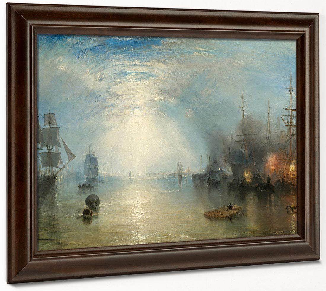 Keelmen Heaving In Coals By Moonlight 1835 1 By Joseph Mallord William Turner Fine Art Print